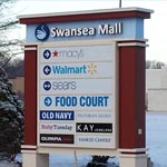 Swansea Mall including, Macy's, Sears, Walmart, Yankee Candle, Christopher Banks, Lane Bryant, as well as jewelry stores and nail and hair salons, Ruby Tuesday and food court. Oakwood residents walk to the mall.